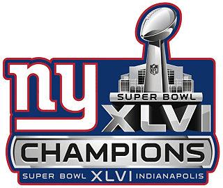 New York Giants 2012 Champion Logo iron on paper